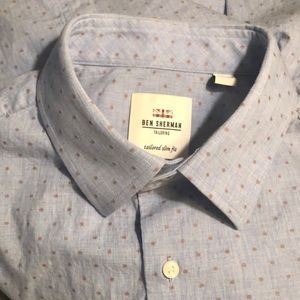 Ben Sherman Tailored Slim Fit Chambray Buttondown